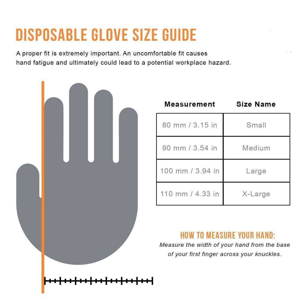 Size Chart Gloves